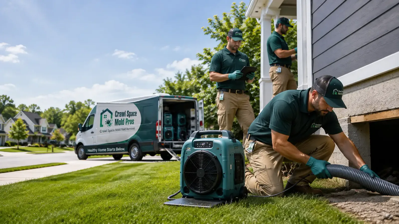 Crawl Space Mold Removal in Crosby, MN